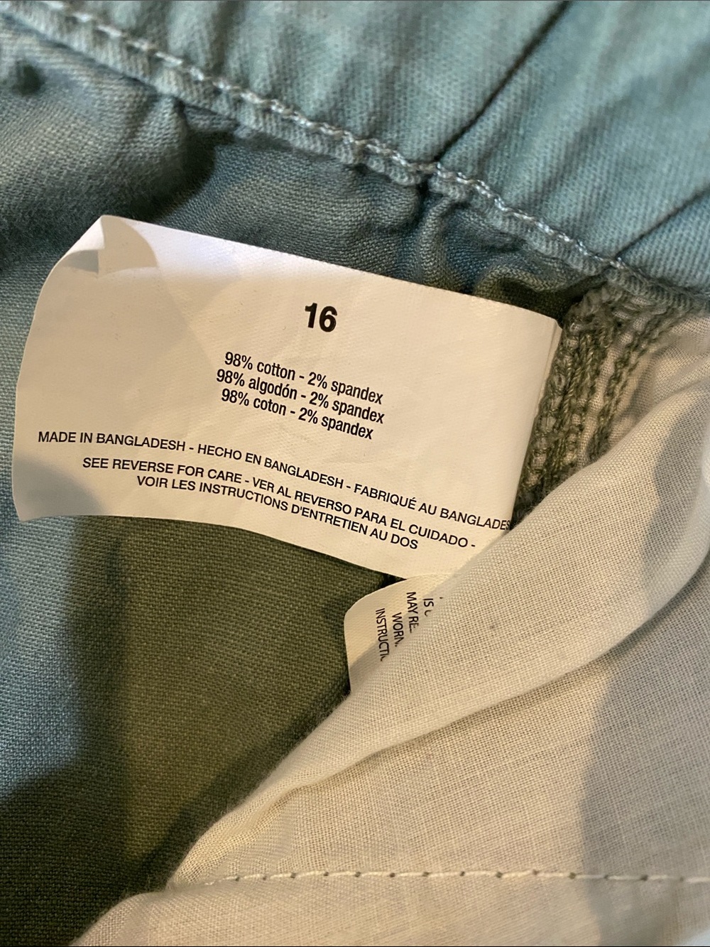 4/$20 green size 16 pants - Picture 6 of 6